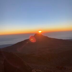 Dawn at the Roof of Africa